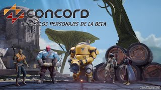 Todos los personajes jugables de la beta de "Concord"