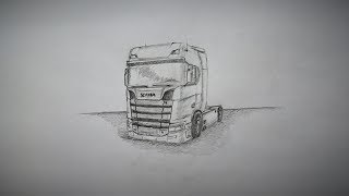 How to draw a Scania S