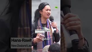 Hana-Rawhiti Maipi-ClarkeNew ZealandLawmaker#politics#2024#viral#trending#usa #shortvideo #news