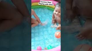 Intex Baby Bathtub| Kids Playing with water in summer