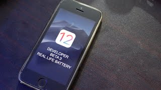 iPhone SE iOS 12 Beta 3 Real Life Battery