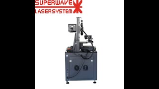 Automatic laser welding machine for welding stainless steel hot gas pipe