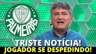 SAIU AGORA! CRAQUE PALMEIRENSE ESTÁ DE SAÍDA! NOTÍCIAS DO PALMEIRAS