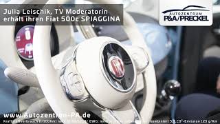 Julia Leischik: Fiat 500C SPIAGGINA vom Autozentrum P&A-Preckel