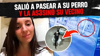 Salió a pasear a su perro y la as3s1nó su vecino