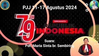 Bahan PJJ 11-17 Agustus 2024 | Thema: Tuhan Si Perkuah Ngajari Kita | Pdt. Maria Sinta br. Sembiring