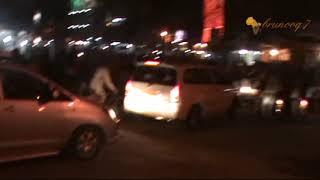 Rickshaw ride through the disgusting circulation in Varanasi, India