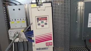 KEB F5 with DC bus overvoltage error - movie 1