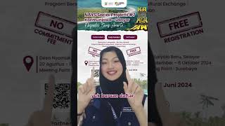 Gratis dibiayai untuk volunteeran NSP#7 di Karimunjawa dan Selayar.