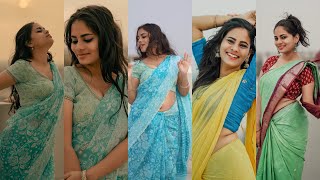 Actress and model crazy sumiya latest hot saree photoshoot video💐🥵#instareels#models#actress