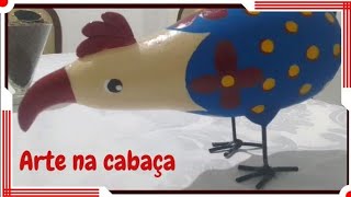 Galinha pintadinha de cabaça.