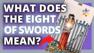 What Does The Eight Of Swords Mean? #SHORTS