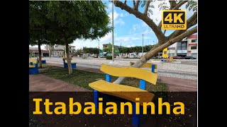 WALK SERGIPE 【4K】: Itabaianinha, caminhando pelo centro. Ligue as legendas!