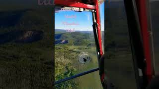 Flying over Uintah mountains Utah #shorts  #travel #nature #aerialviews #flying