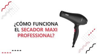 ¿CÓMO FUNCIONA EL SECADOR MAXI PROFESSIONAL?