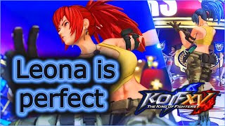 What a sick design for a female character The king of fighters XV Leona character trailer reaction