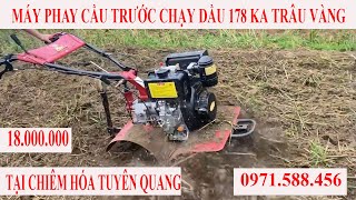 Máy xới đất phay cầu trước 178 KA trâu vàng tại Chiêm hoá - Tuyên quang