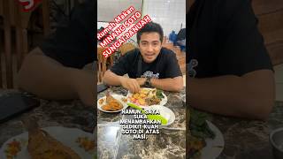 Sensasi Unik Makan di Rumah Makan Minang Soto Sungai Panuah #makan #nasipadang