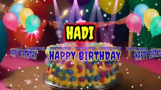 HADI Happy Birthday Song - Happy Birthday to You