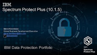 IBM Spectrum Protect Plus 10.1.5 - Presentation