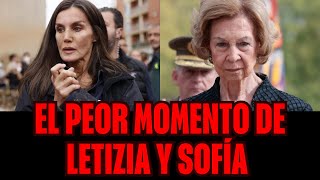 El peor momento de Letizia y Sofía