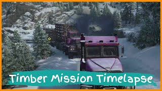 SnowRunner Timber Mission Timelapse