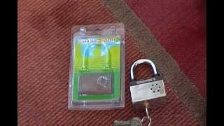 Defective Chrome Padlock Alarm Lock