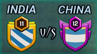 INDIA v/s CHINA | CLAN WAR | CLASH OF CLANS