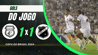 TREZE 1 × 1 ABC GOLS COPA DO BRASIL 2024