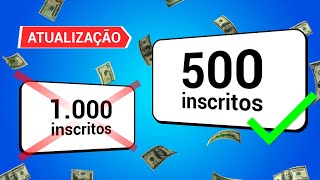 Nova Monetização do YouTube, o que mudou?