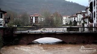 2019-12-13 Baztan erreka goitisko / Crecida río Baztan (Elizondo)