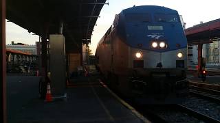 Amtrak Northeast Regional train 140 terminating at Springfield