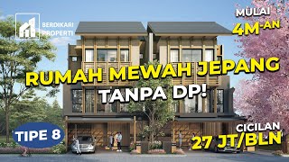 RUMAH MEWAH JEPANG TANPA DP! BSD - HIERA WYNYARD - TIPE 8