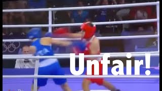 Olympics Boxing Disgrace! Woman Beaten By a MAN!!