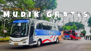 Mudik Gratis 2022 | Konvoi Ratusan Bus,Mudik Gratis Bersama BUMN | Stadion GBK