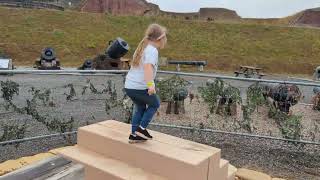 Assault course fun @RoyalArmouriesMuseum Fort Nelson