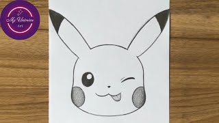 How to draw Pikachu || Beginners drawing tutorials step by step || Easy drawing ideas for beginners