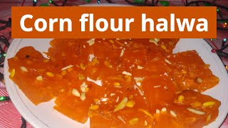 Corn flour Halwa