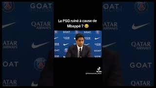 Le PSG ruiné à cause de Mbappé ? Il répond 😂 #humour #parodie #football #mbappe