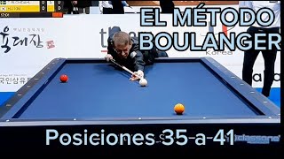 EL MÉTODO BOULANGER - Ep.8: posiciones 35 a 41. Billar a 3 bandas.