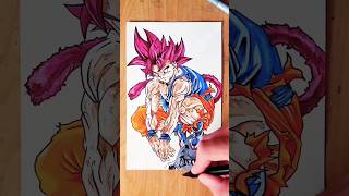 Drawing of Goku ✨🗿 #shorts #goku #anime #drawing