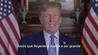 Donald Trump felicita a Javier Milei