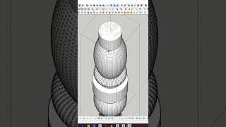 Making Use of Follow Me Tool in SketchUp #Tips 4 #shorts