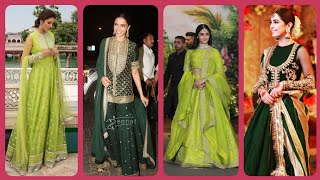 Green Colour is just Fabulous Beautiful dress style ideas in Green colour and combinations.