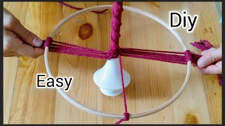 👉#EP13 | Boho Chandelier - DIY Macrame Project | Easy & Beautiful Macrame Chandelier for Beginners 🪔