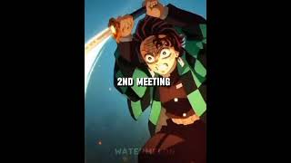 3rd Meeting 💀 | Tanjiro vs Muzan | #shorts #anime #like #fyp