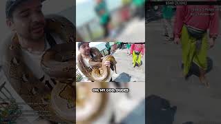 attacked by a snake #viral #pablovintura #trending #indonesia #pablo