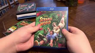 Strange World (Blu-ray + DVD + Digital Code) Unboxing