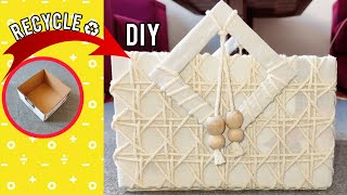 💥#EP3 How to Make a Macrame Basket from a Simple Cardboard Box – No Extra Cost!