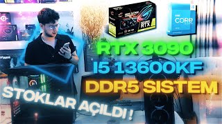 RTX 3090 i5 13600kf DDR5 Pc Toplama (Stoklar açıldı)